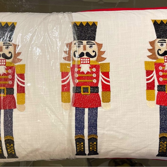 NEW—Pomeroy Collection Nutcracker Lumbar Pillow 16x26 907371 - Picture 2 of 16